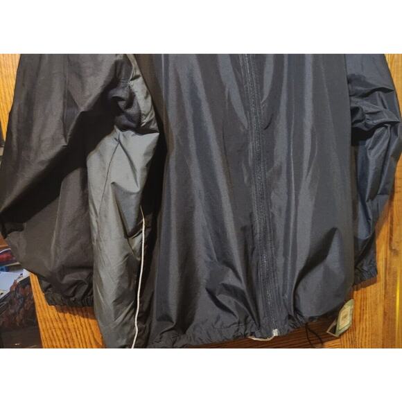 NEW w/ Tags Pro Spirit Health Club Windbreaker Black Jacket Men's 2XL - Picture 2 of 7